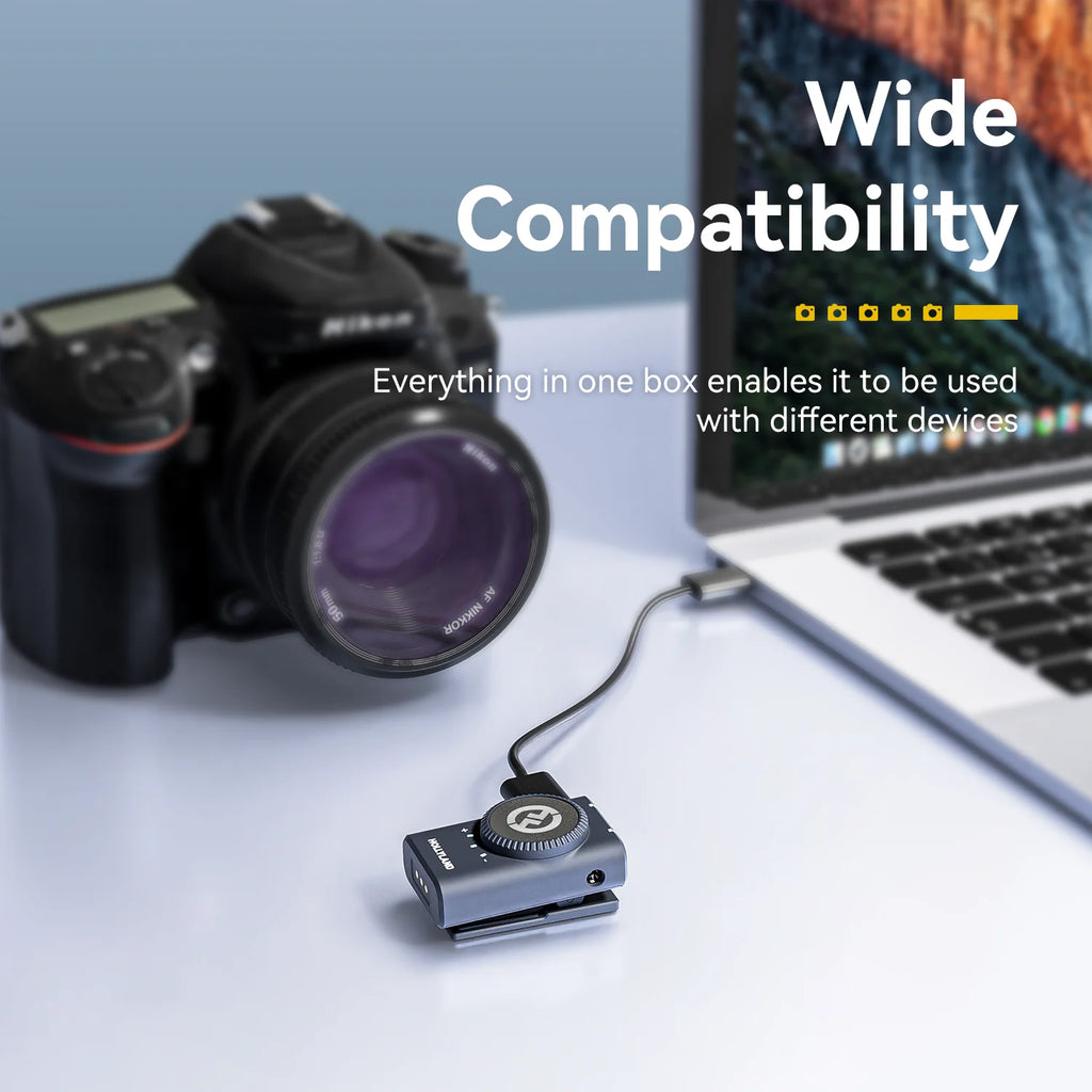 Hollyland LARK M2 Combo – Microphone Sans Fil Professionnel pour iPhone, Android, Caméra et PC