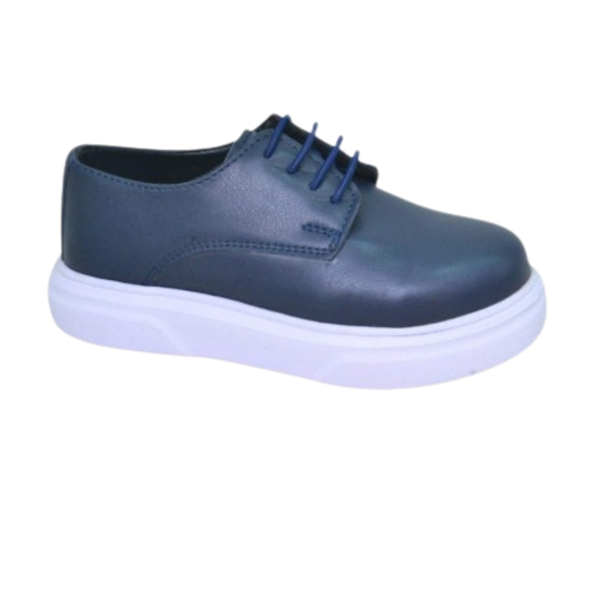 Chaussure garçon bleu marine à lacets