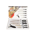 Set de 6 couteaux en acier inoxydable Couteau de chef Éplucheur CSN07