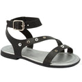Sandale fille Klin noire à talon
