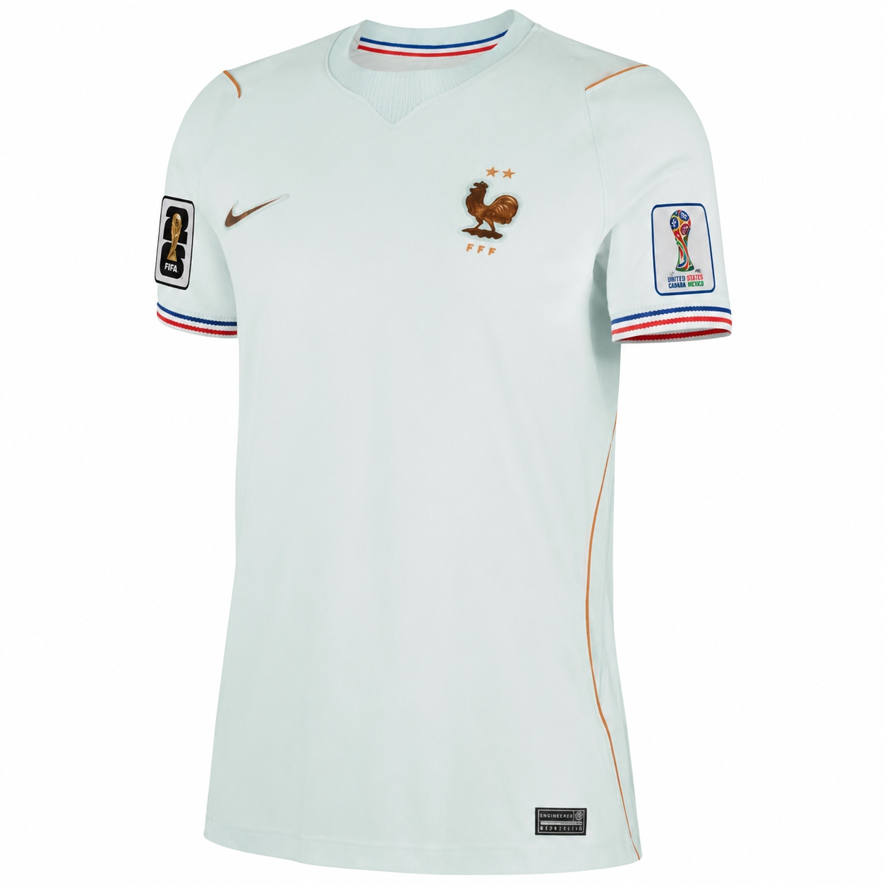 Maillot Officiel Équipe de France Extérieur 2026 Blanc