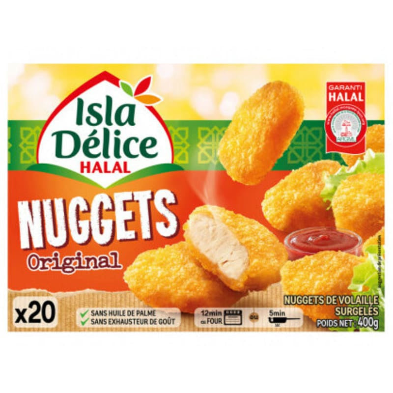 Nuggets halal de volaille ISLA DELICE le sachet de 400G
