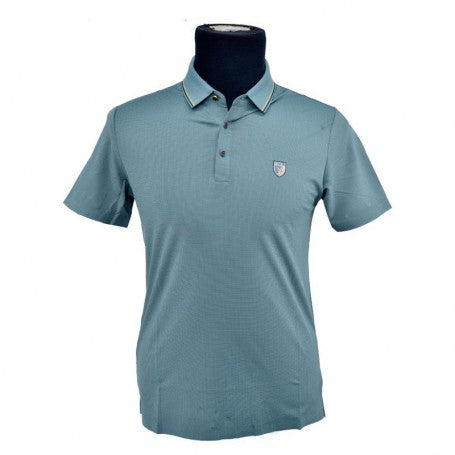Polo homme moderne avec col contrasté